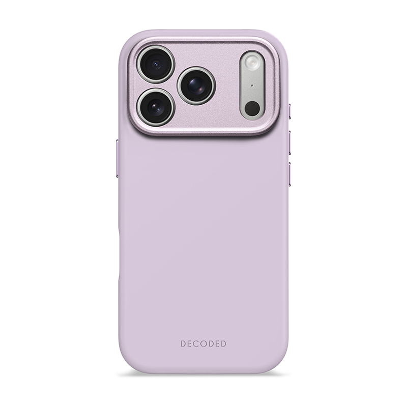 Decoded AntiMicrobial Silicone Backcover for iPhone 17 Pro Lavender