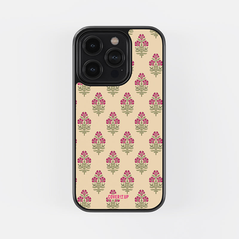 Royal Motif Pattern Glass Case