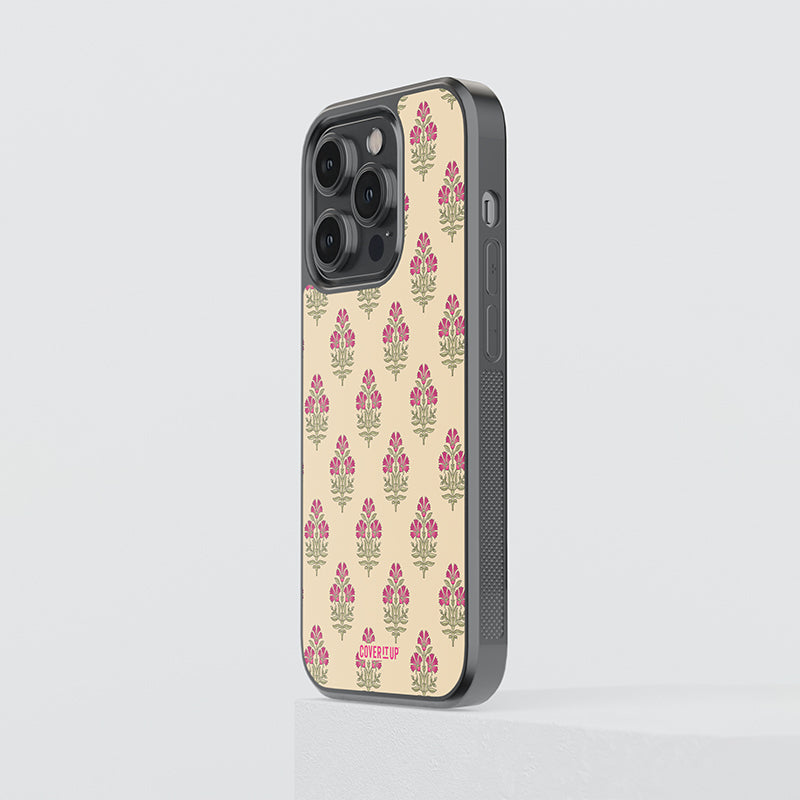 Royal Motif Pattern Glass Case