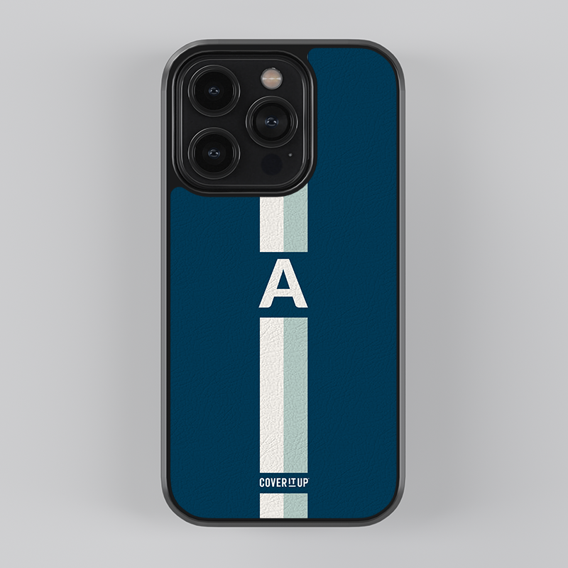 Elegant Stripe Leather Case Initial Edition