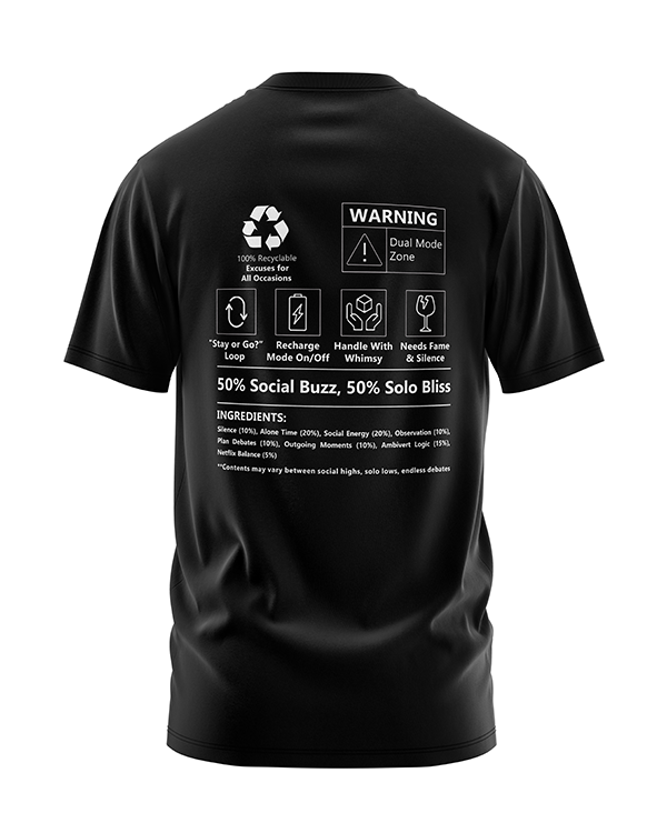 ⁠The Ambivert Oversize T-Shirt