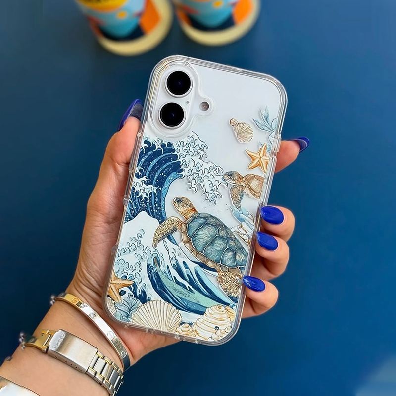 Sea Turtle Clear Silicone Case