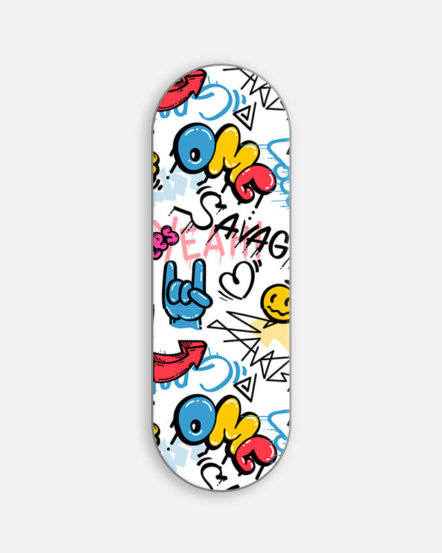 Graffiti Slider Phone Grip