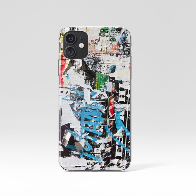 Torn Posters Clear Silicone Case