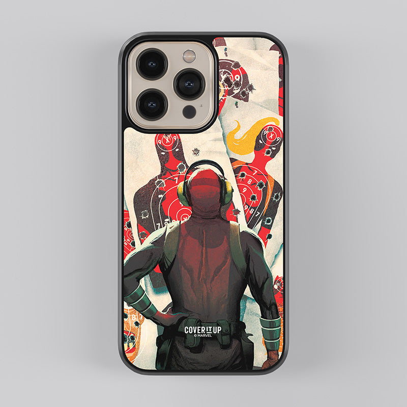Official Marvel Deadpool Target Glass Case