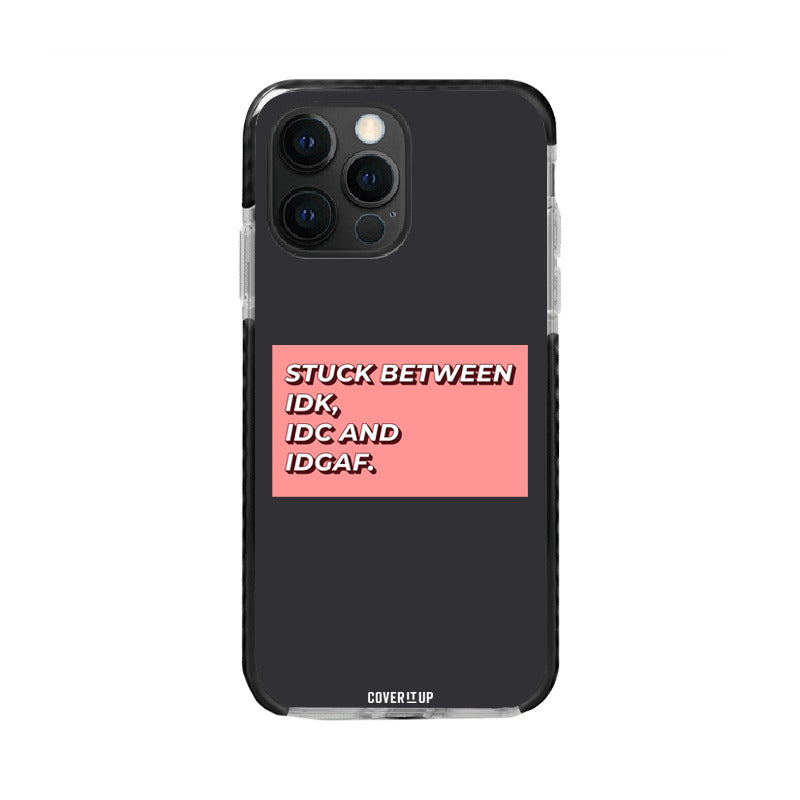  IDK, IDC AND IDGAF Bumper Case
