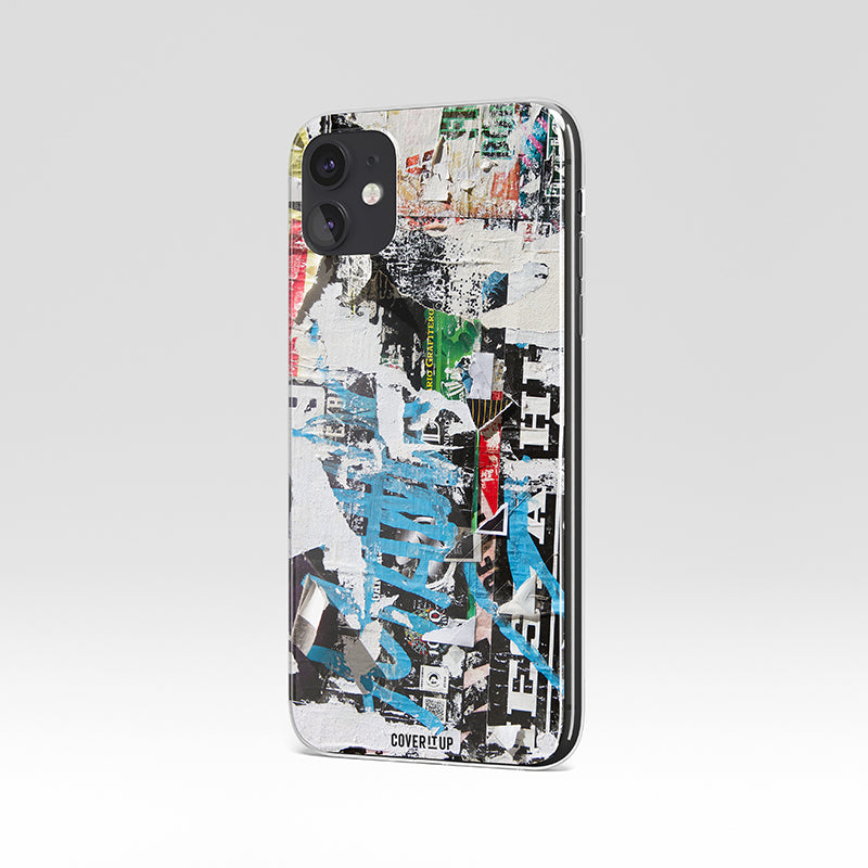 Torn Posters Clear Silicone Case