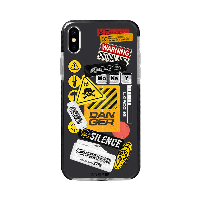  Warning Board Bumper Case